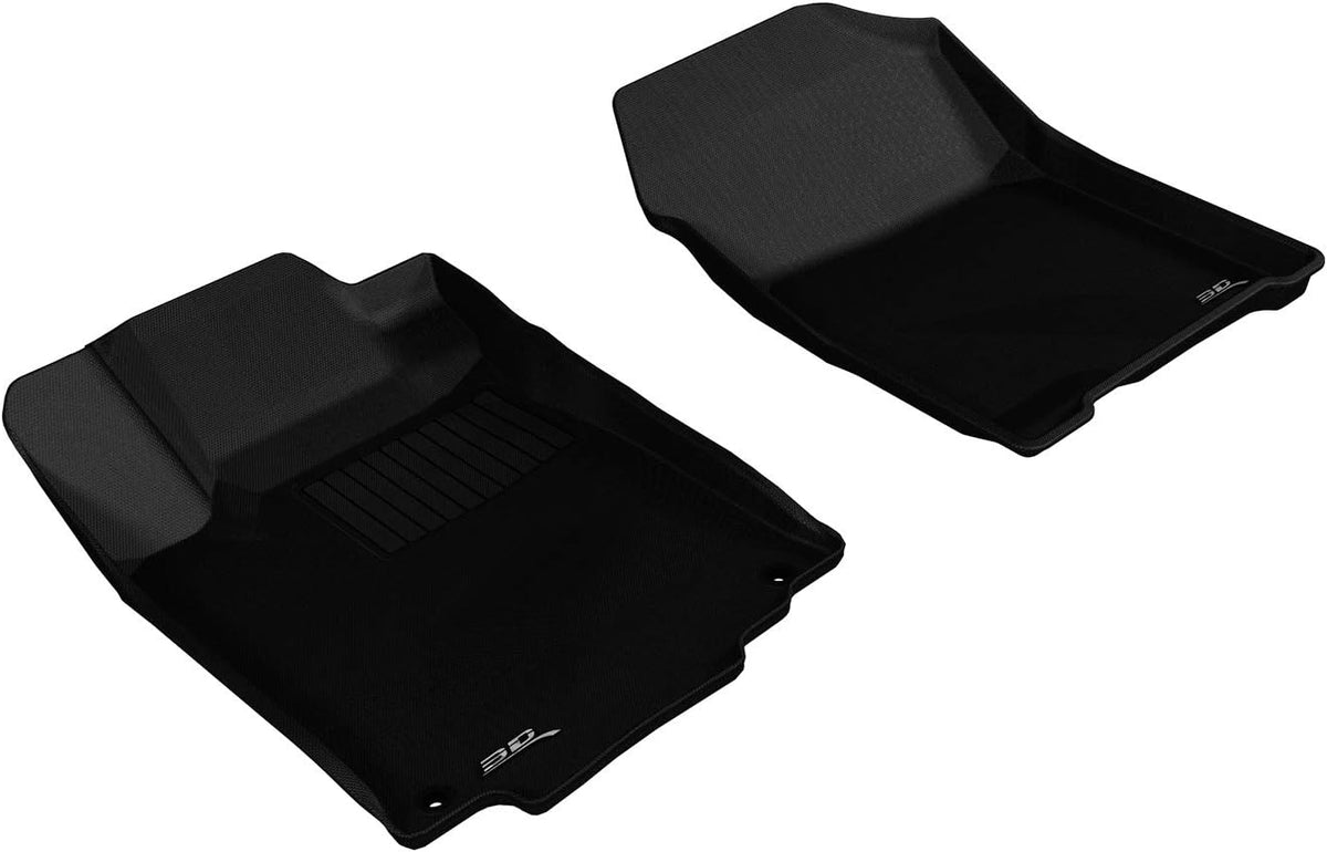Custom Fit All-Weather Car Floor Mats Liners, Black H3522