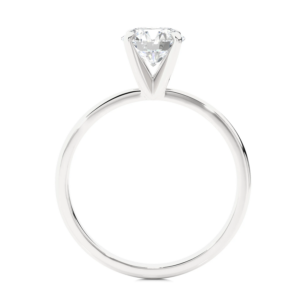 14k White Gold Solitaire Engagement Ring Q692831