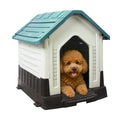 Waterproof Plastic Dog House with Air Vents and Elevated Floor Q8699