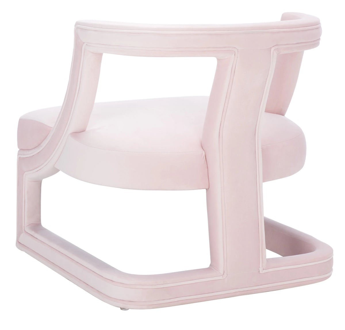 Light Pink Upholstered Accent Chairs A387714