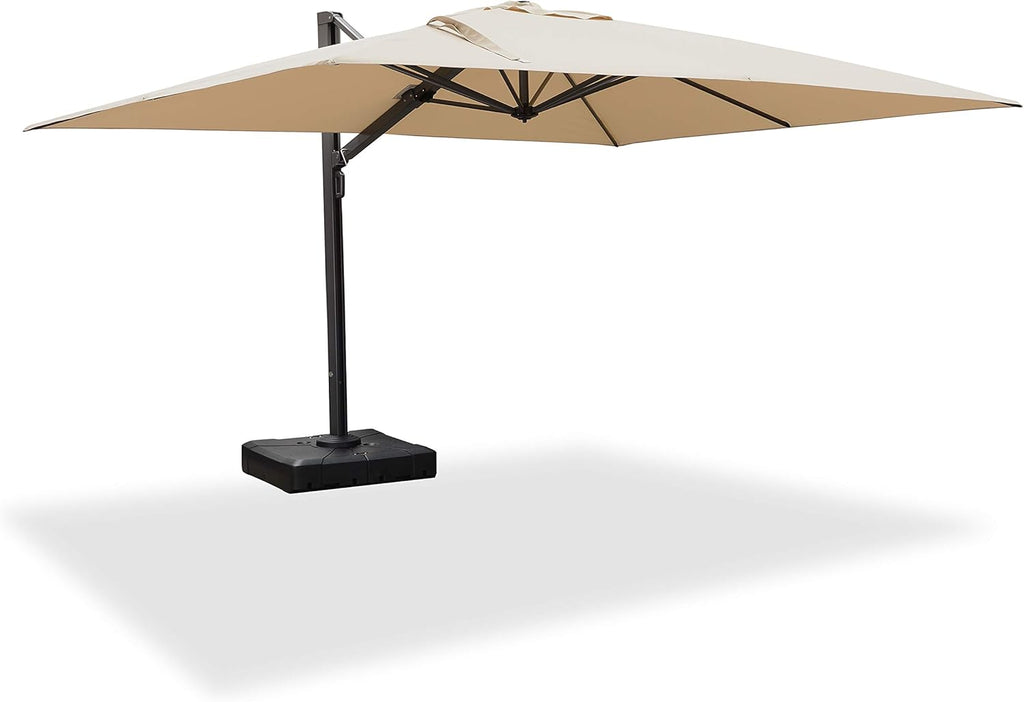 10 FT Square Aluminum Cantilever Patio Umbrella D749