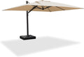 10 FT Square Aluminum Cantilever Patio Umbrella D749