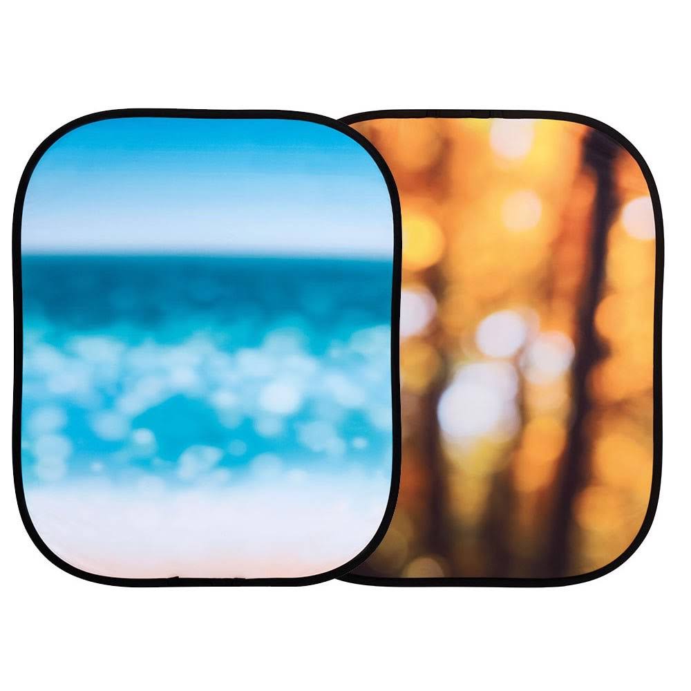 Autumn Foliage/Seascape Background L739