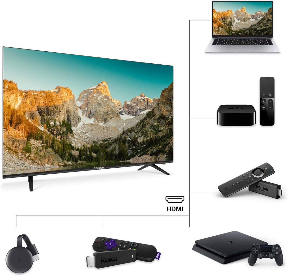 55 inch 4K UHD HDR Smart Android TV P572