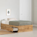 Twin Brown Bed G59808