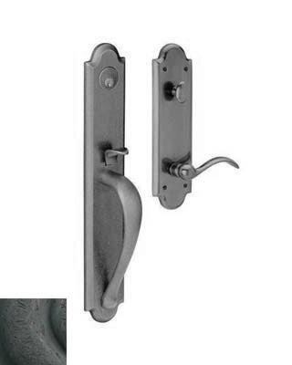 Distressed Oil Rubbed Bronze Mortise Entry Handleset with Lever S299756