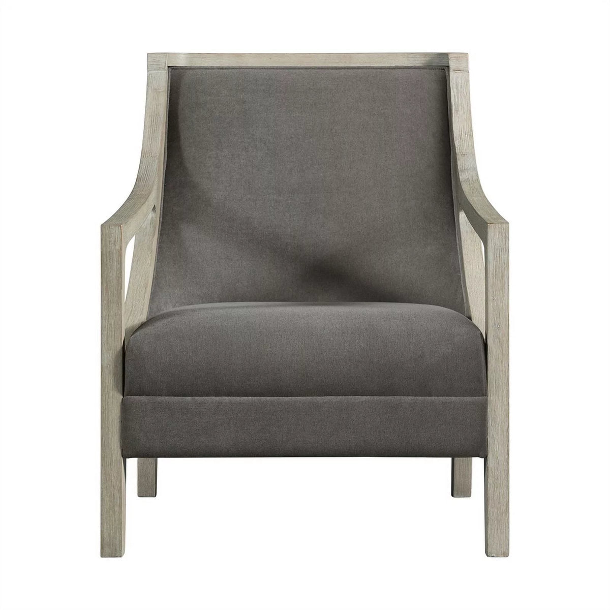 Contemporary Accent Chair with White Wash Frame O989066