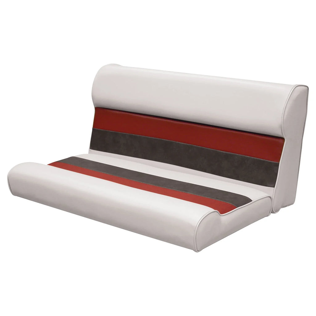 Gray Navy Blue Boat Seat and Backrest Cushion Set K2932