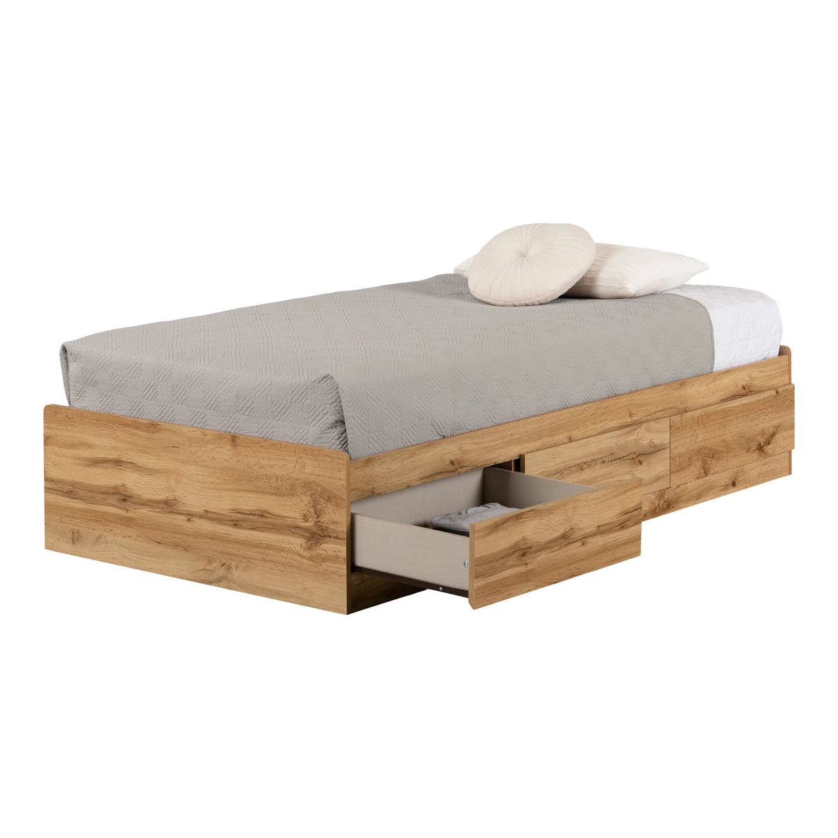 Twin Brown Bed G59808