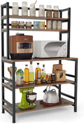 5-Tier Rustic Brown Kitchen Bakers Rack M172040