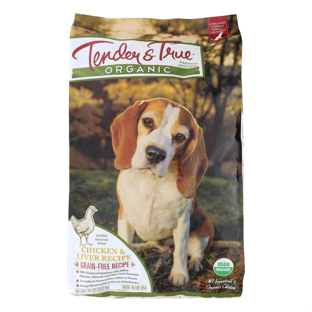 Organic Chicken & Liver Recipe Dry Dog Food K77142