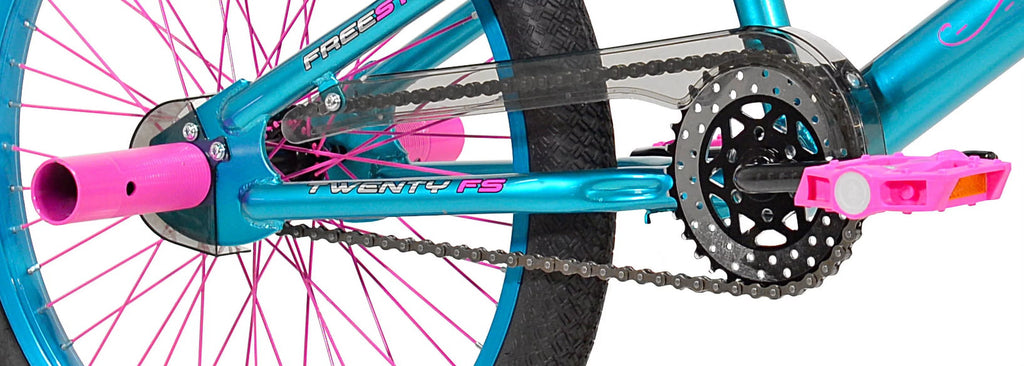 20" Aqua and Pink BMX Bike P687