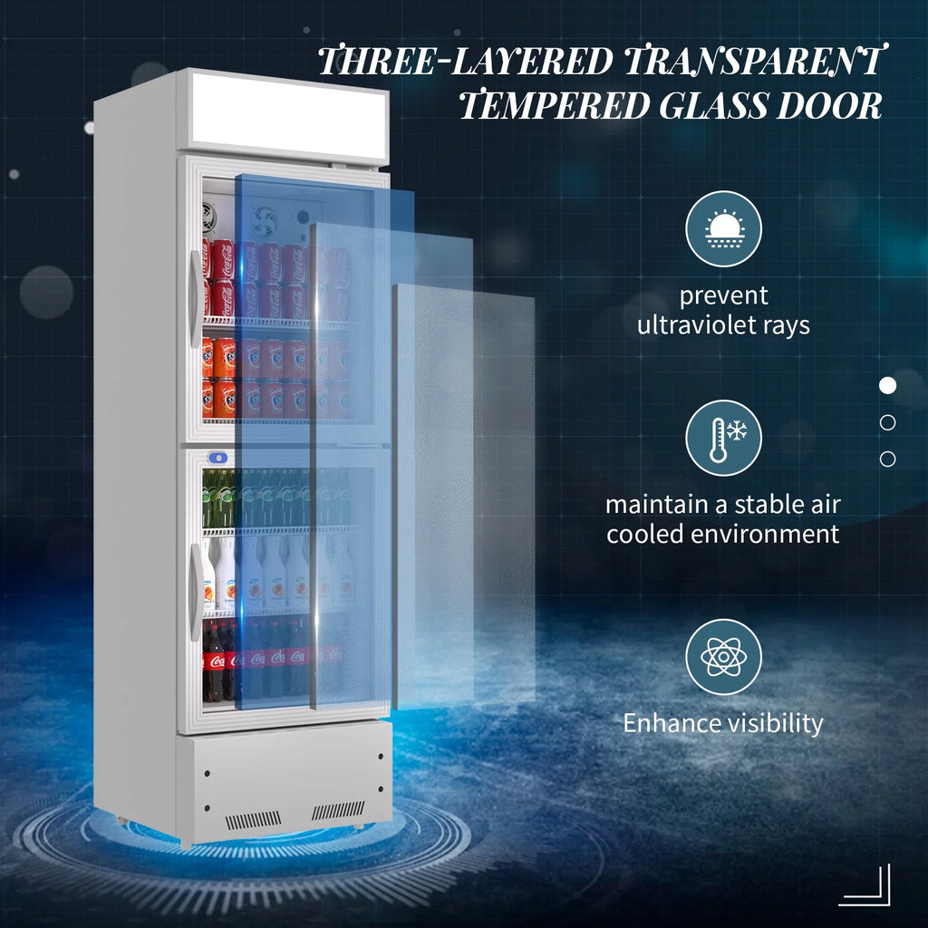 11 Cu.ft Double Glass Door Merchandiser Refrigerator F627950