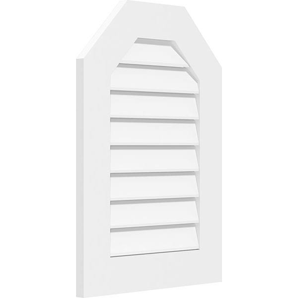 Octagonal Top Surface Mount PVC Gable Vent F137