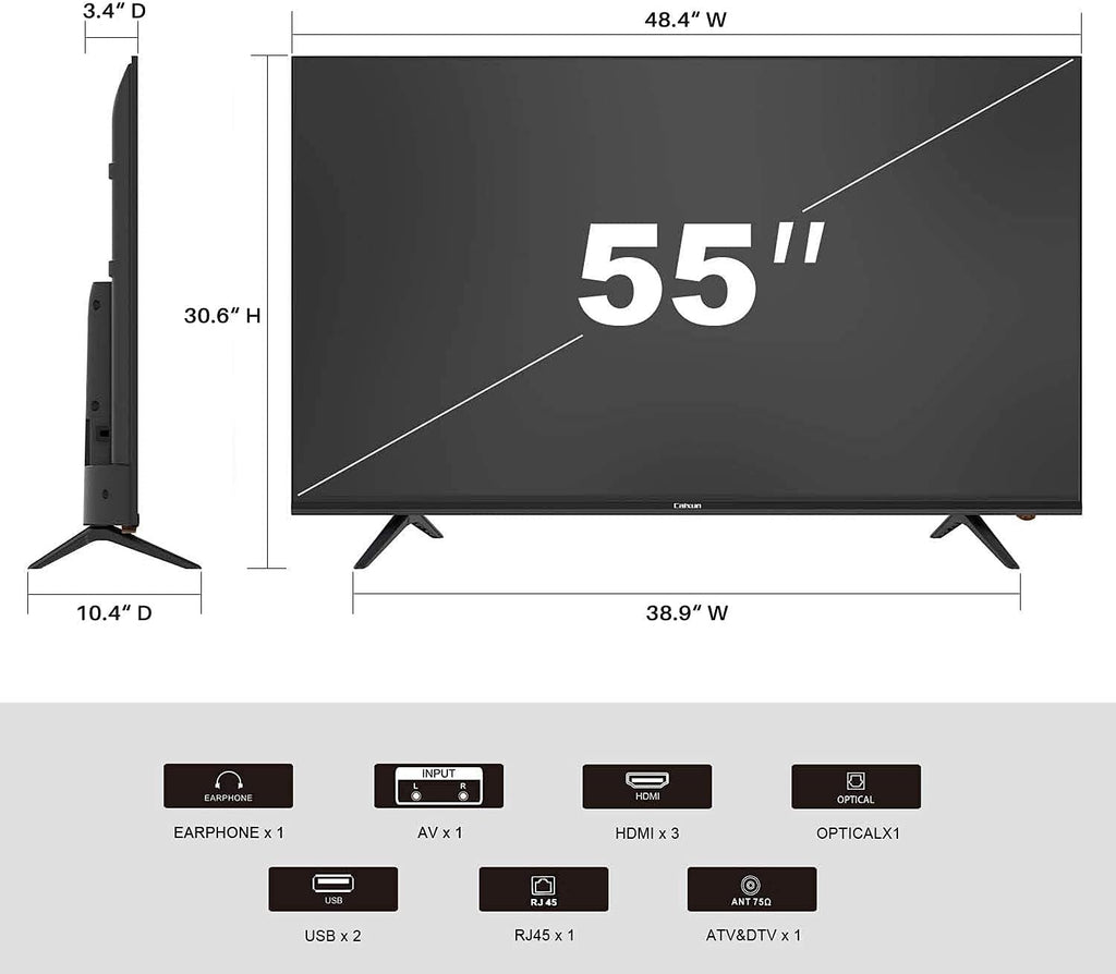55 inch 4K UHD HDR Smart Android TV P572