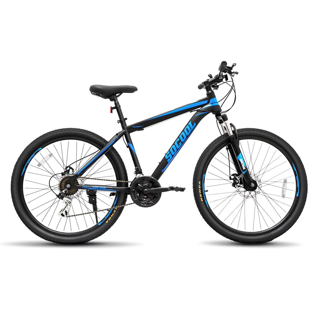 26 inch 21-Speed Mountain Bicycle Dual Disc Brakes Black/Blue M869697