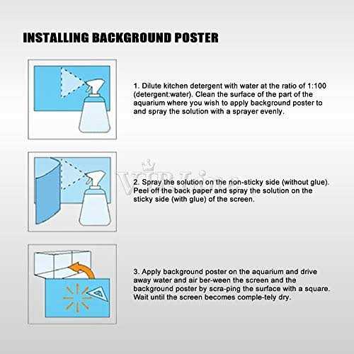 Rock Wall Aquarium Background Poster Fish Tank Decor Z589