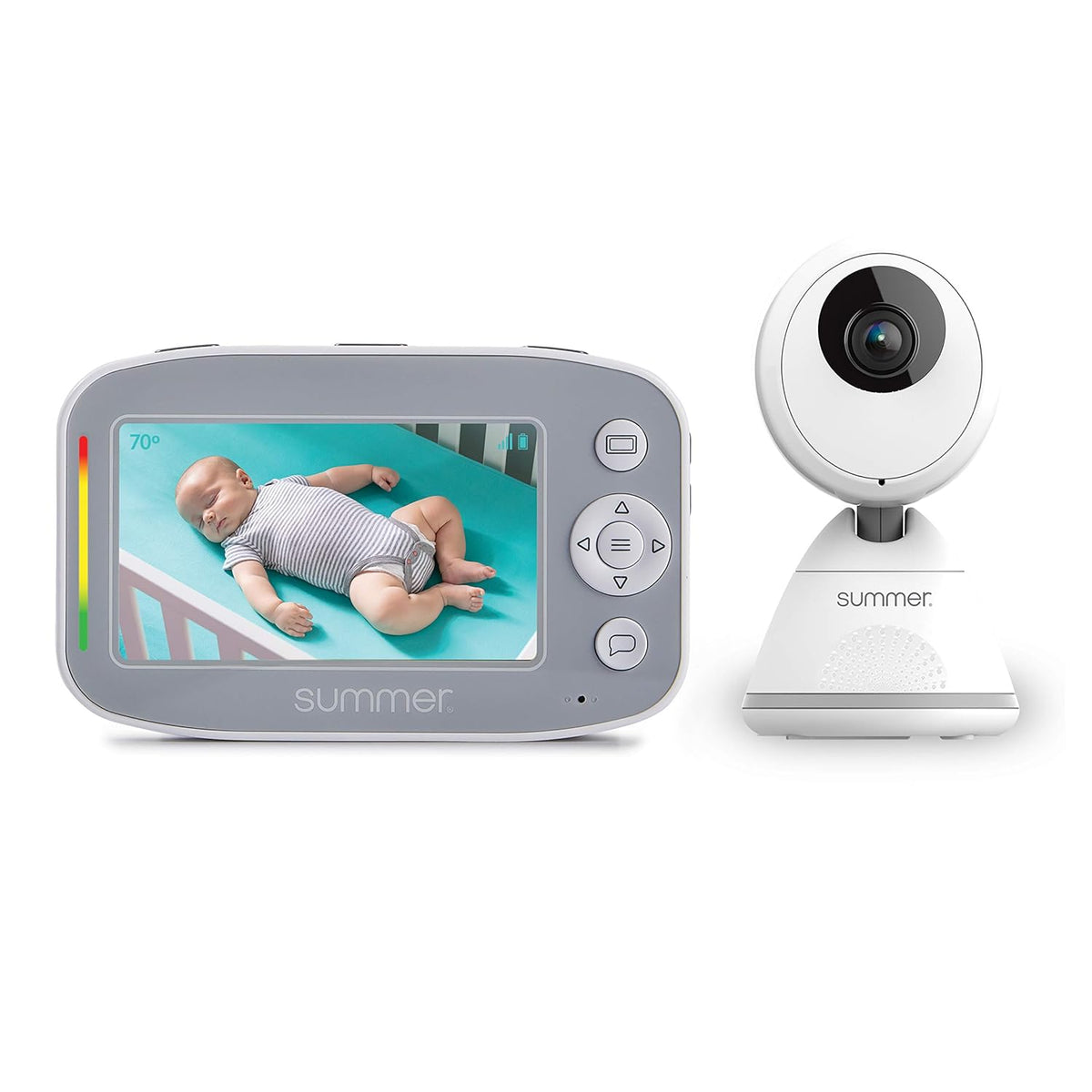 4.3-Inch Color Display Video Baby Monitor with Remote Steering Camera T690