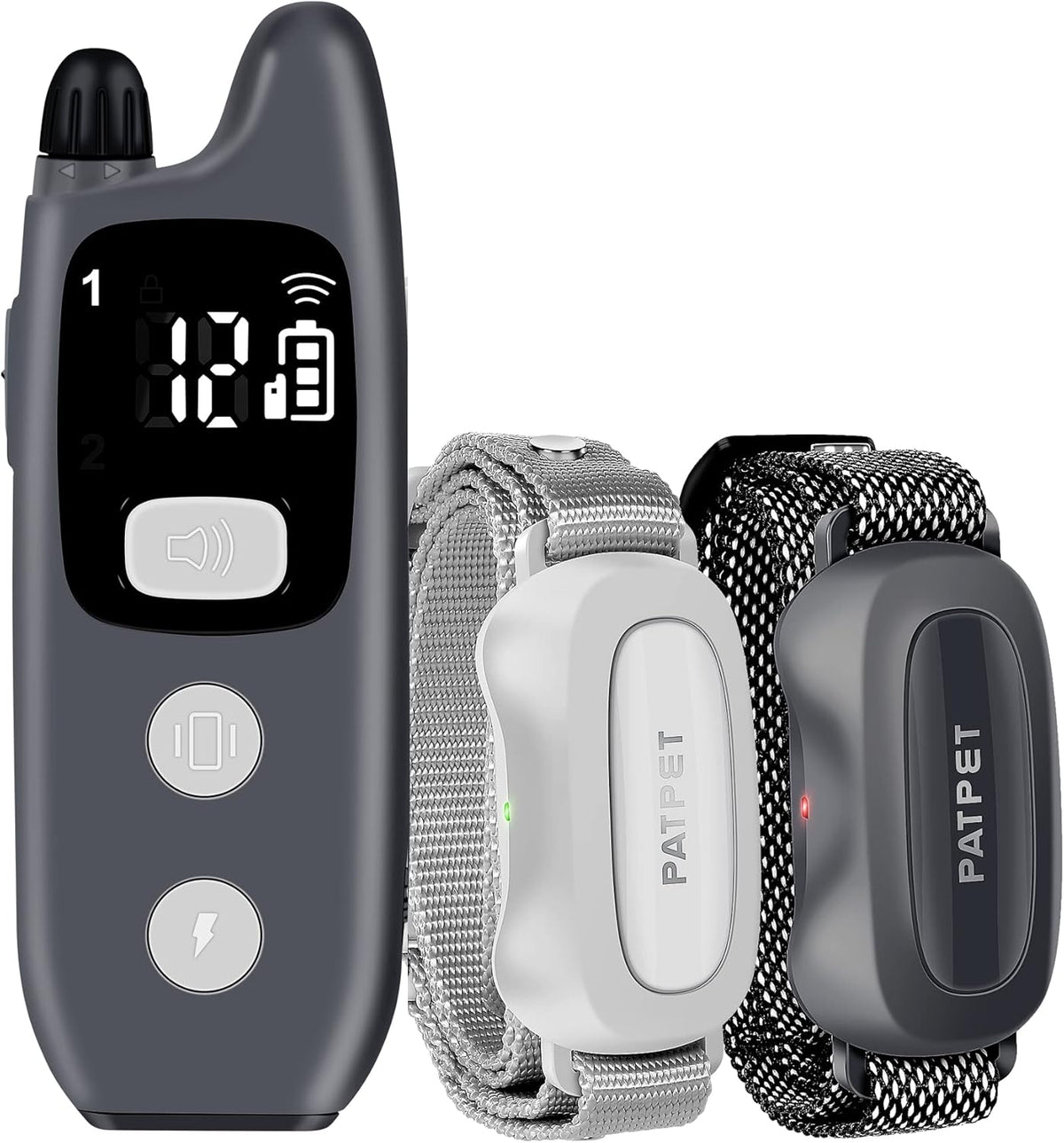 IPX7 Waterproof Rechargeable Dog Training Collar Pack of 2 T270