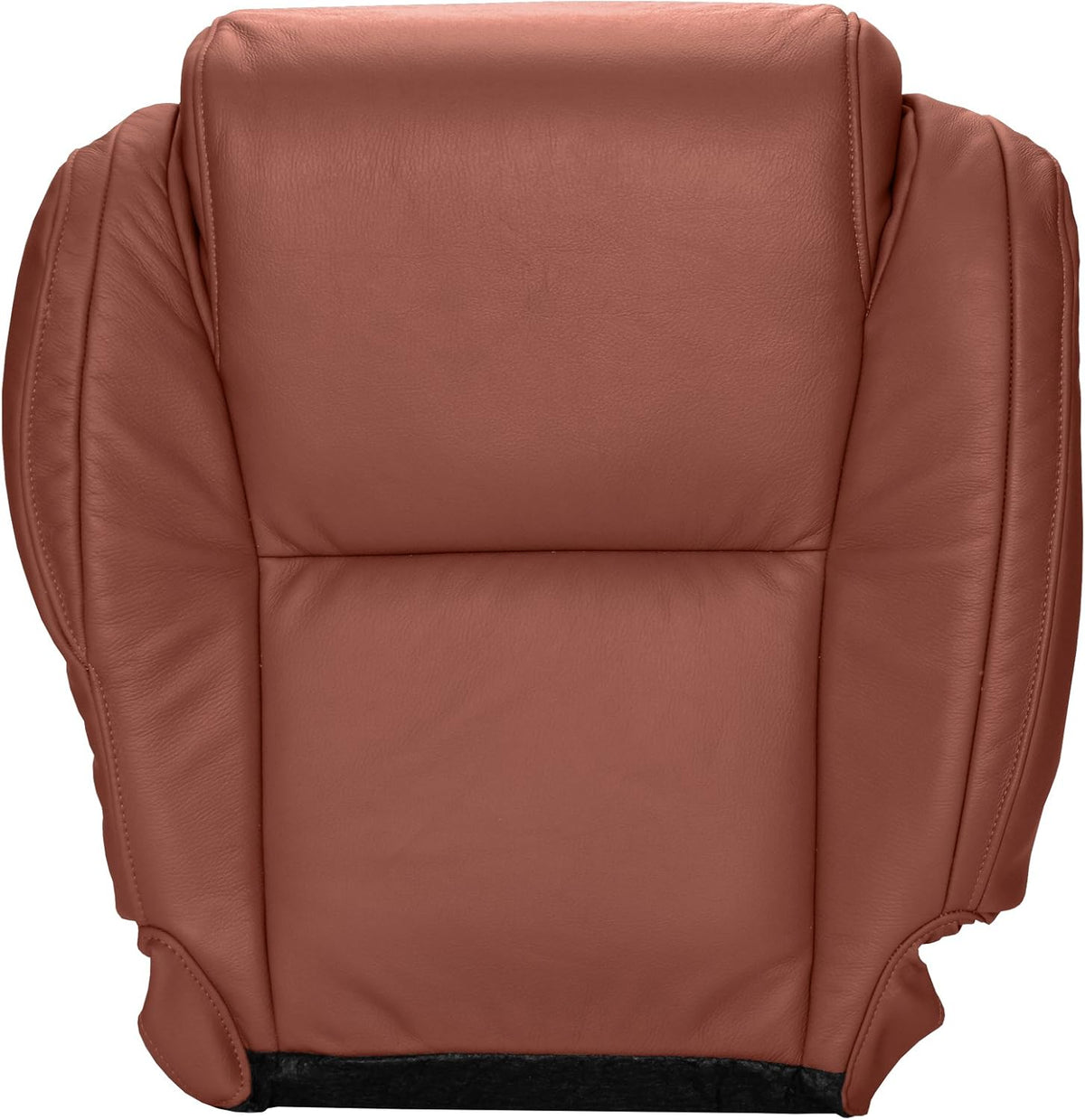 Passenger Bottom Replacement Seat Cover - Red Rock Leather with Extra Seam E5342