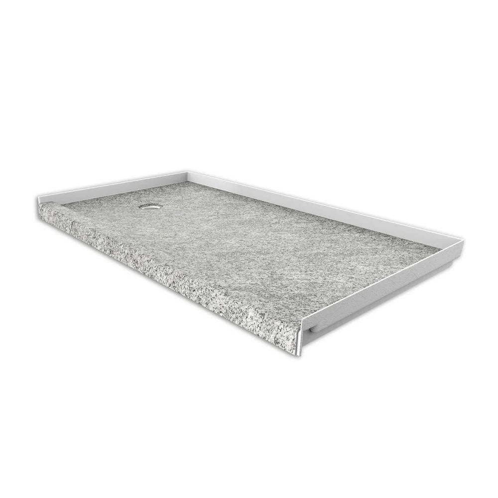 Single Threshold Shower Base with Left Hand Drain E23672