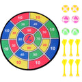 Safety Dart Board Toys Sticky Ball Shooting Toy (30cm, 6pcs Sticky Ball and 6pcs Darts) A51167