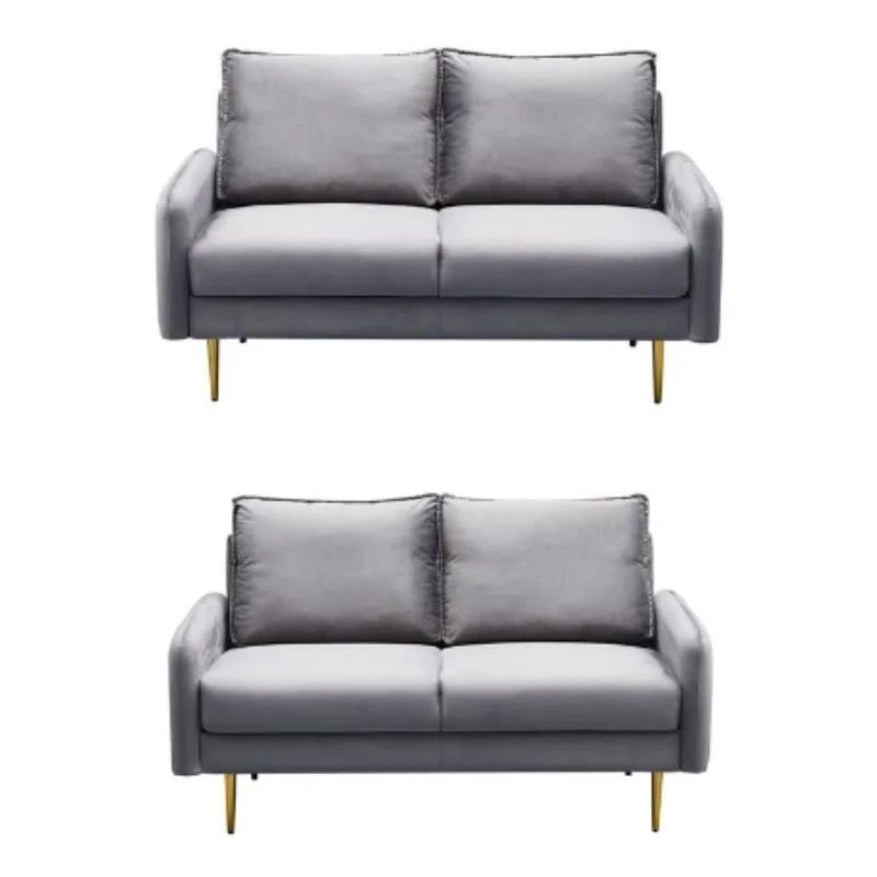 Velvet Living Room Sofa and Loveseat Set I3285