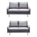 Velvet Living Room Sofa and Loveseat Set I3285