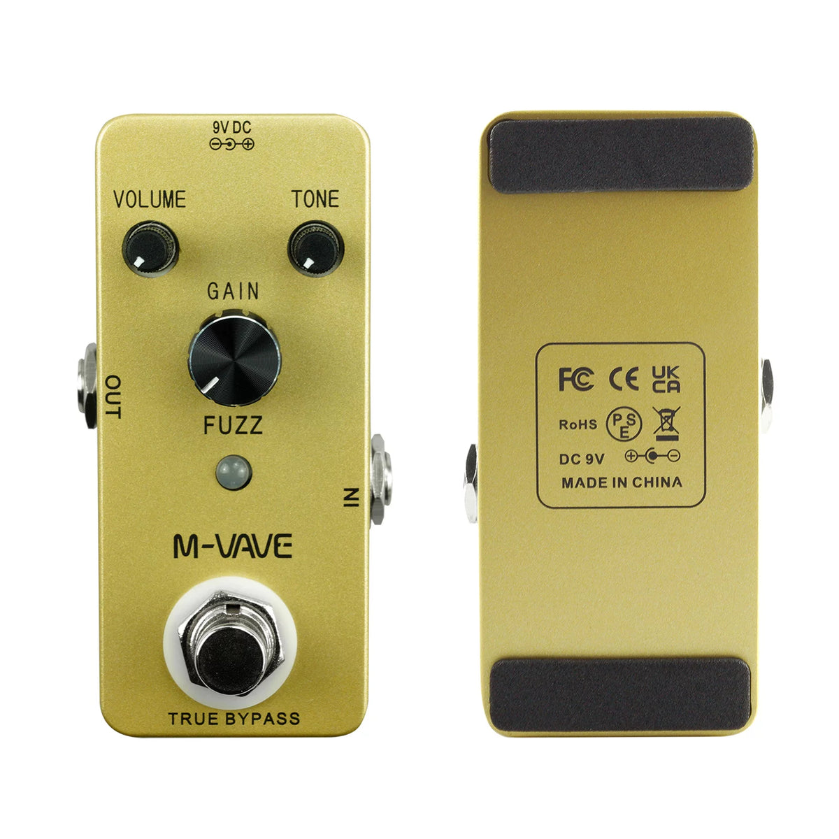 Vintage Fuzz Guitar Effect Pedal with True Bypass Y12379