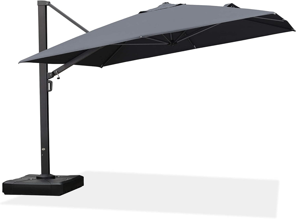 10 FT Square Aluminum Cantilever Patio Umbrella D749