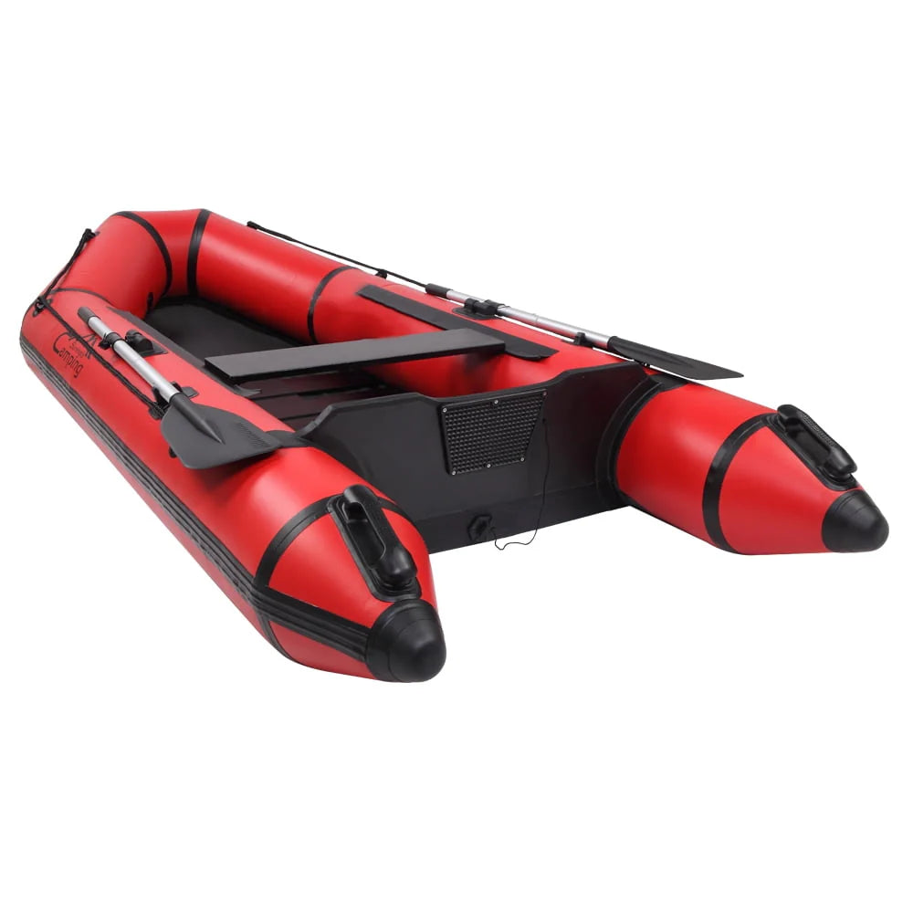 7.5ft PVC Adult Assault Boat Red And Black W3438