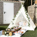 Boho Sheer Lace Teepee Tent Y201