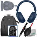 Blue Noise-Canceling Wireless Over-Ear Headphones Bundle M1255