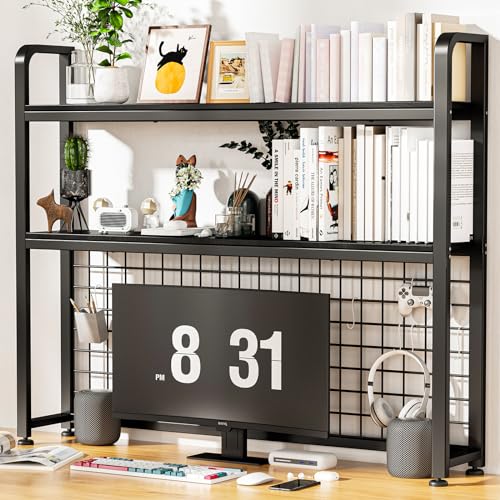 2-Tier Wood Desktop Bookshelf P500