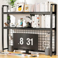 2-Tier Wood Desktop Bookshelf P500