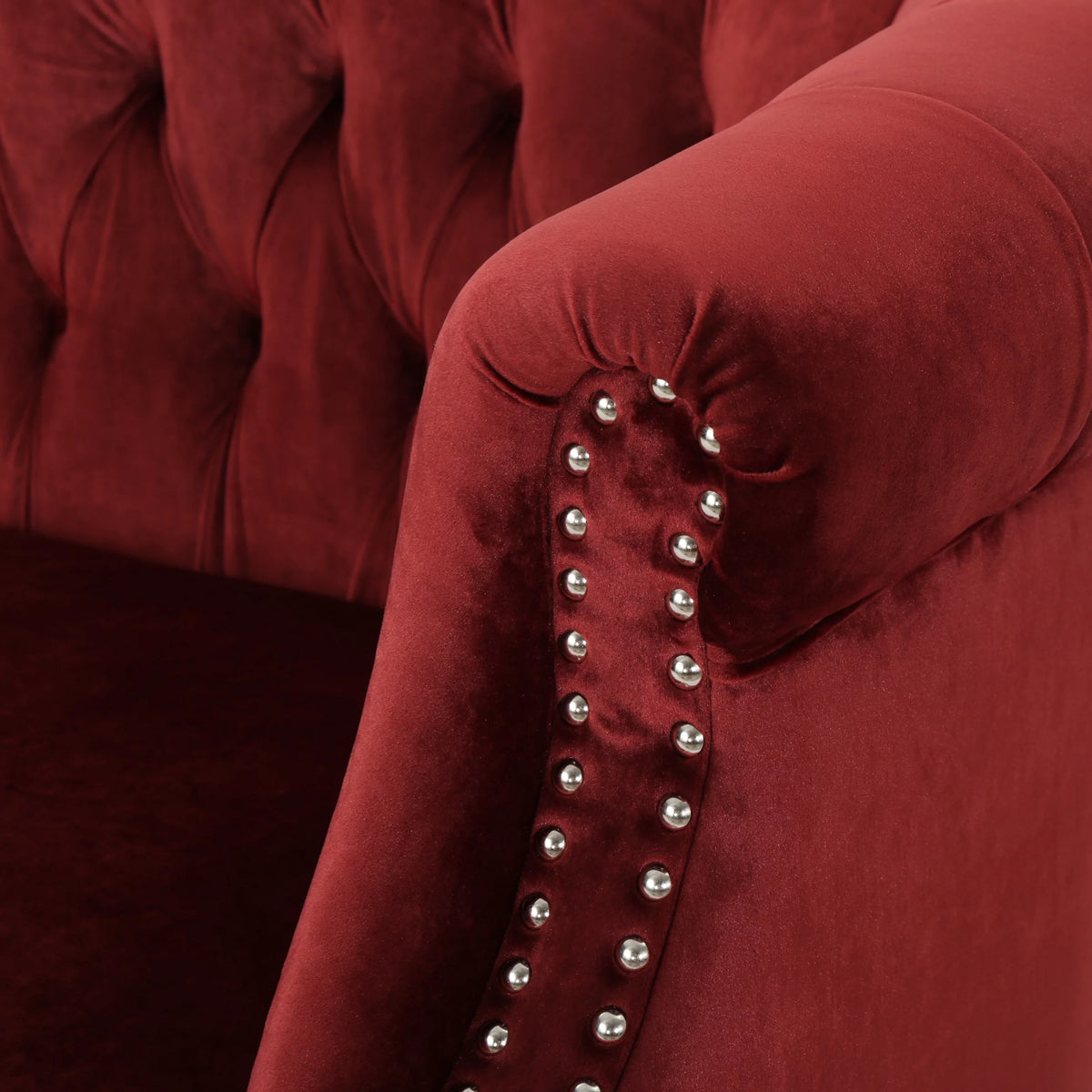 Tufted Chesterfield Velvet Loveseat P88981