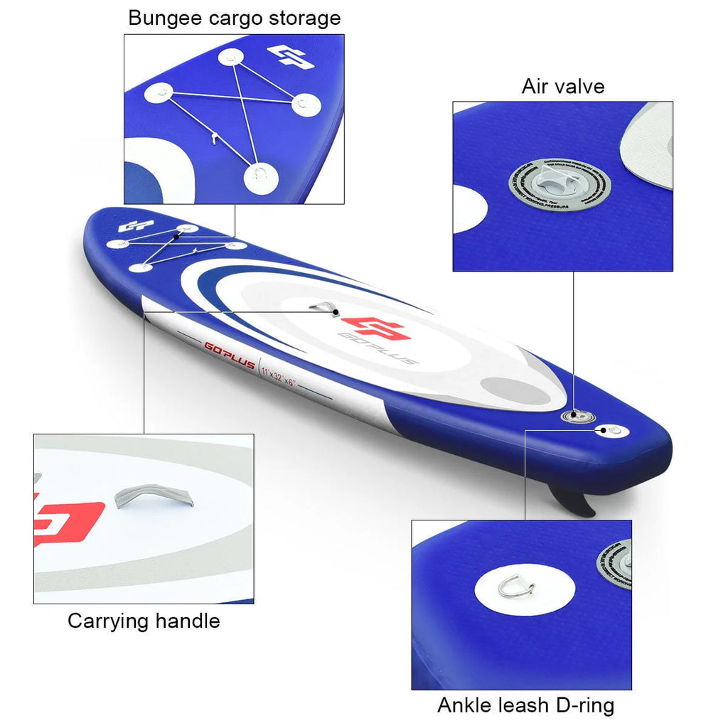 11' Inflatable Stand up Paddle Board L847