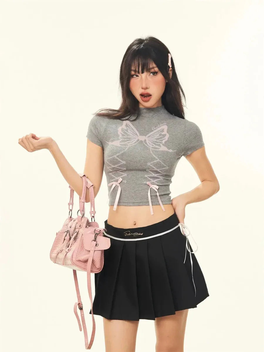 Ribbon Butterfly Shirts P629