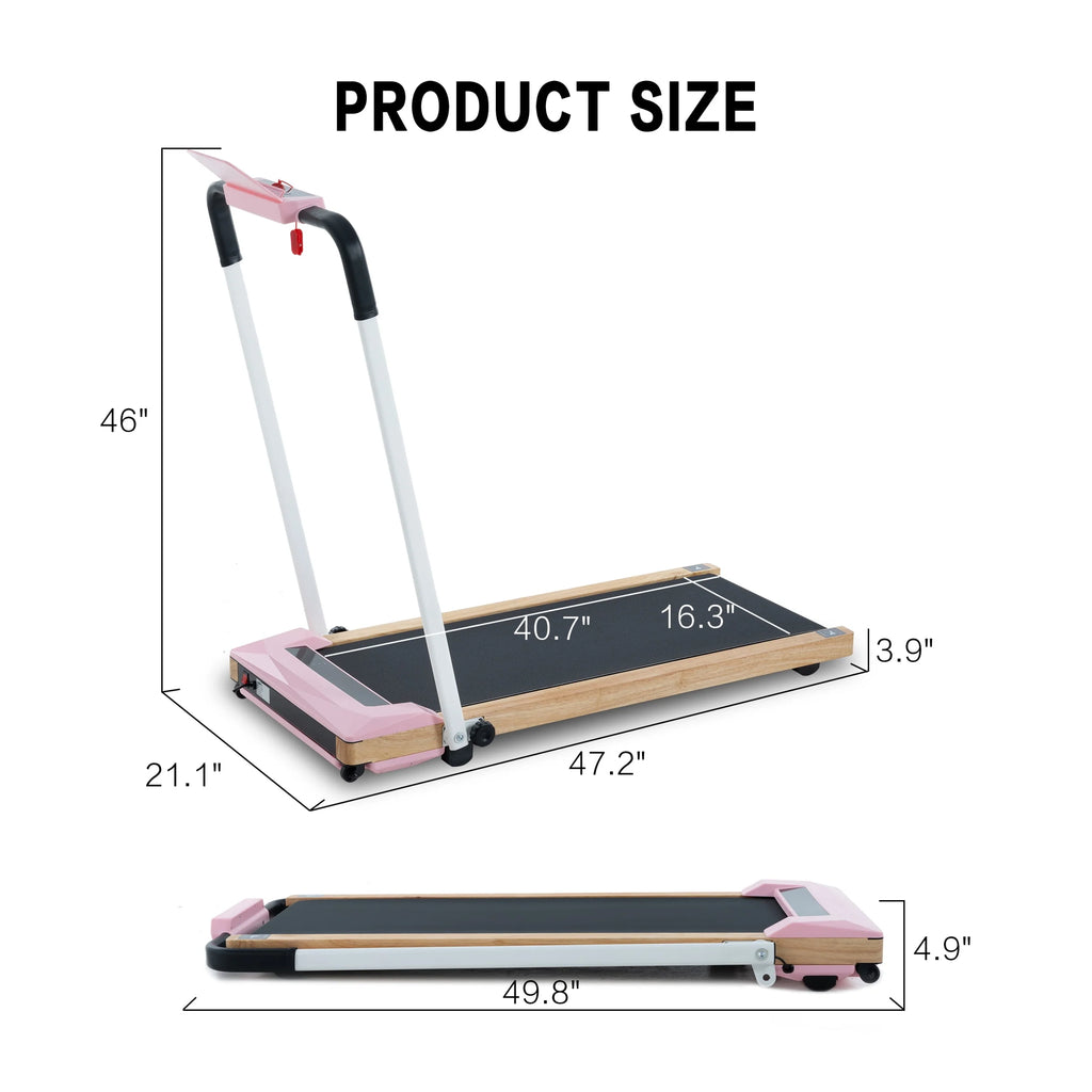 2 in 1 Folding Wood Treadmill M971