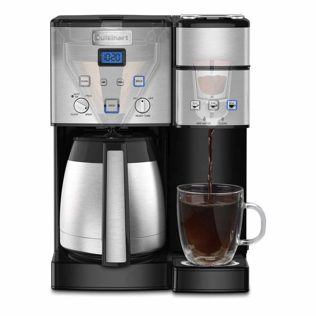 10-Cup Coffeemaker and Single-Serve Brewer F312