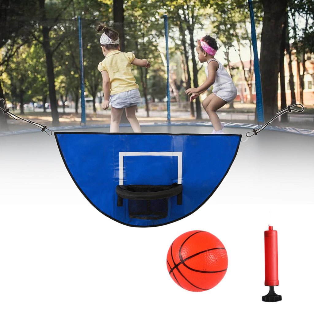 Mini Basketball Hoop for Trampoline with Ball Pump B89471