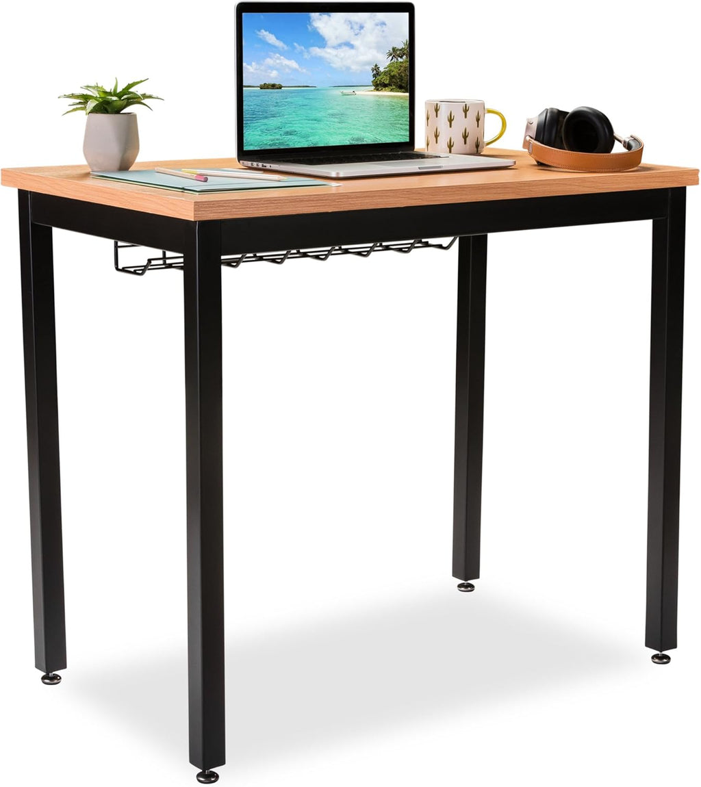 Small Computer Desk with Cable Management Tray, 36in B3175