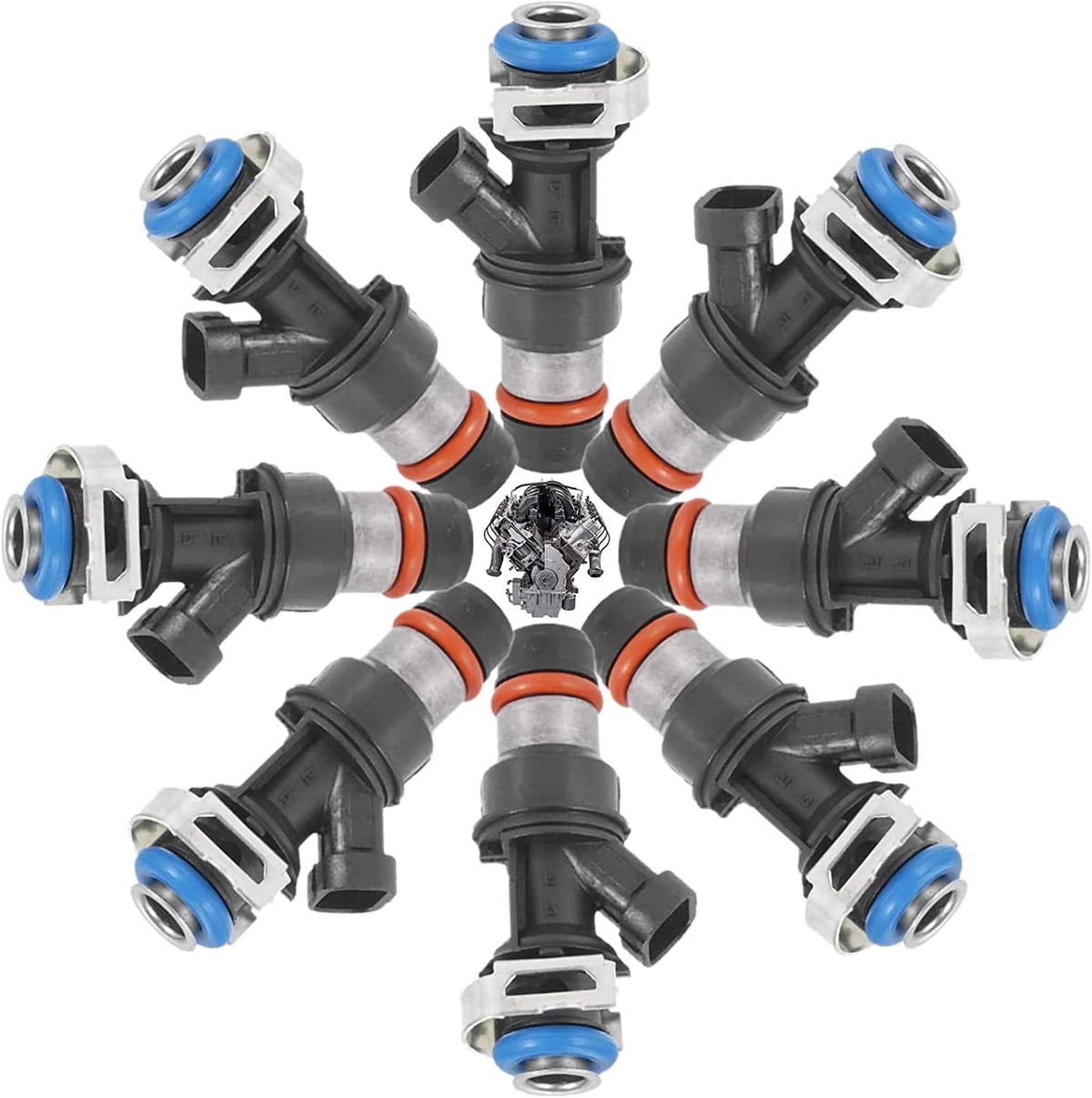 Fuel Injectors 4.8L 5.3L 6.0L Pack of 2 J2376