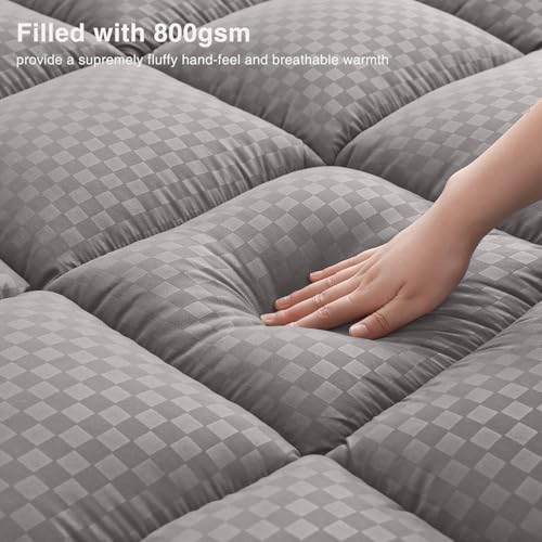 King Size 4 Inch Memory Foam Mattress Topper C93141