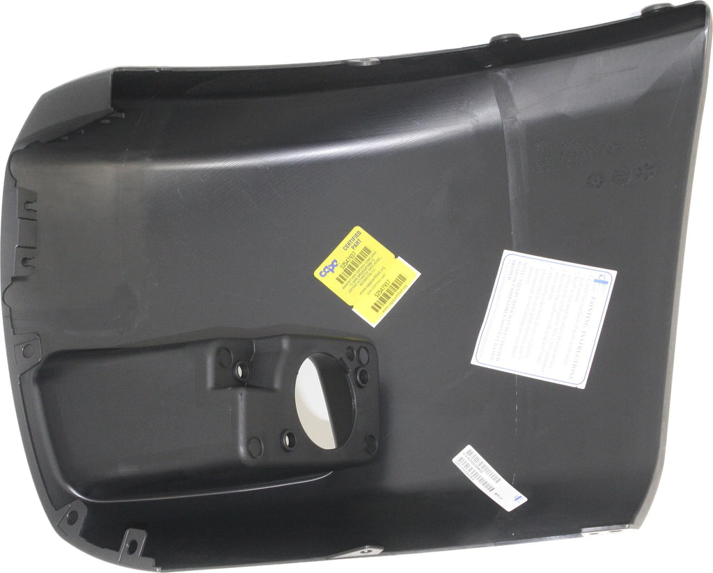 RH Primed Face Bar Cap with Fog Light Hole G505