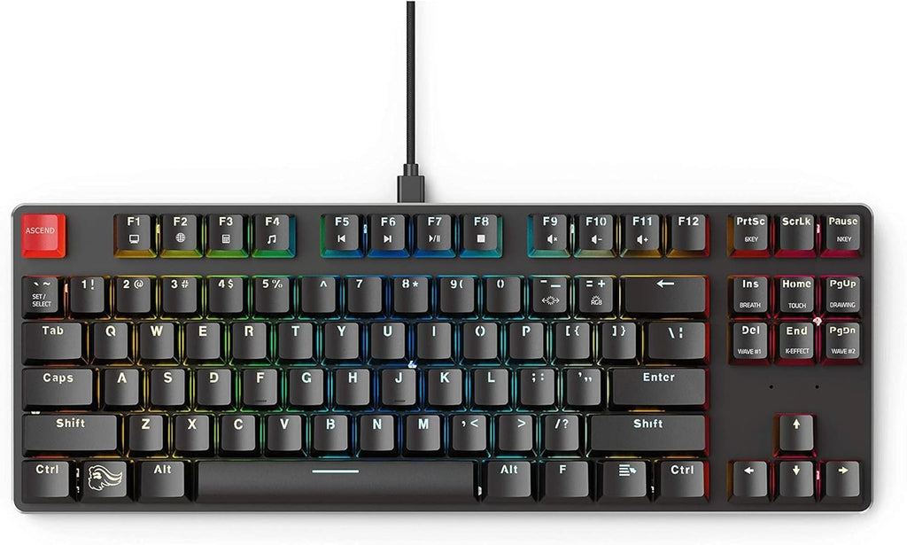 TENKEYLESS 87 Key RGB LED Backlit Mechanical Gaming Keyboard R3039