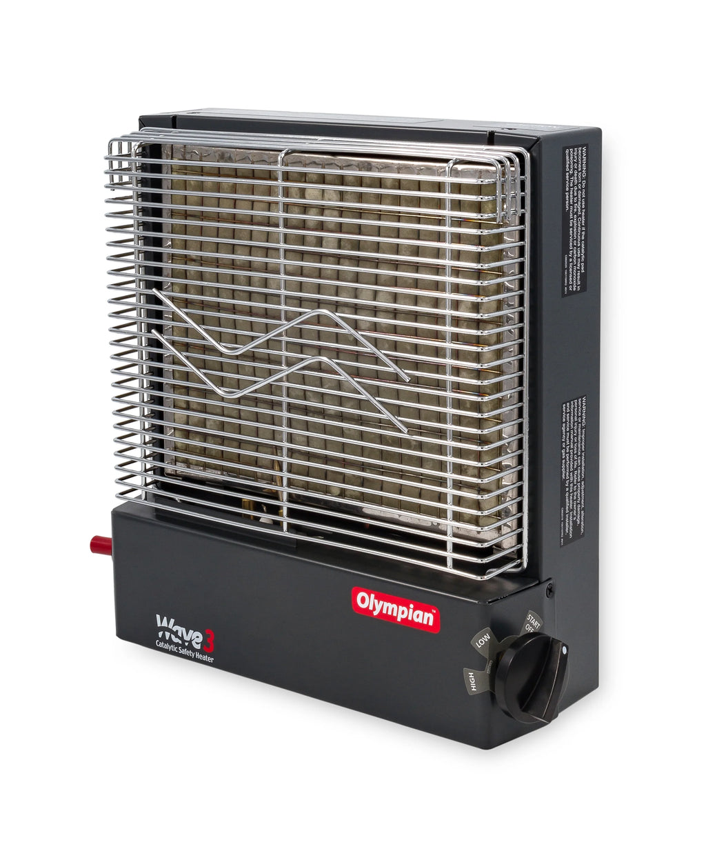 Adjustable 1600 to 3000 BTU LP Gas Catalytic Safety Heater C460123
