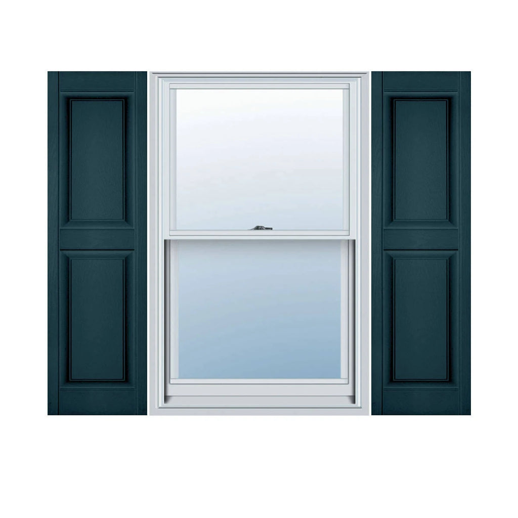 Midnight Blue Raised Panel Shutters S2236