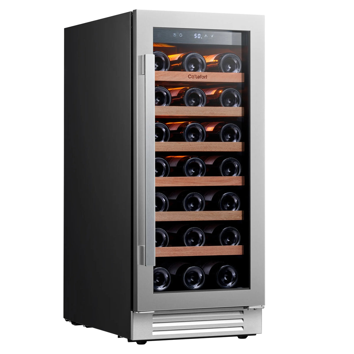 24 inch 54 Bottle Stainless Steel Wine Cooler U218215