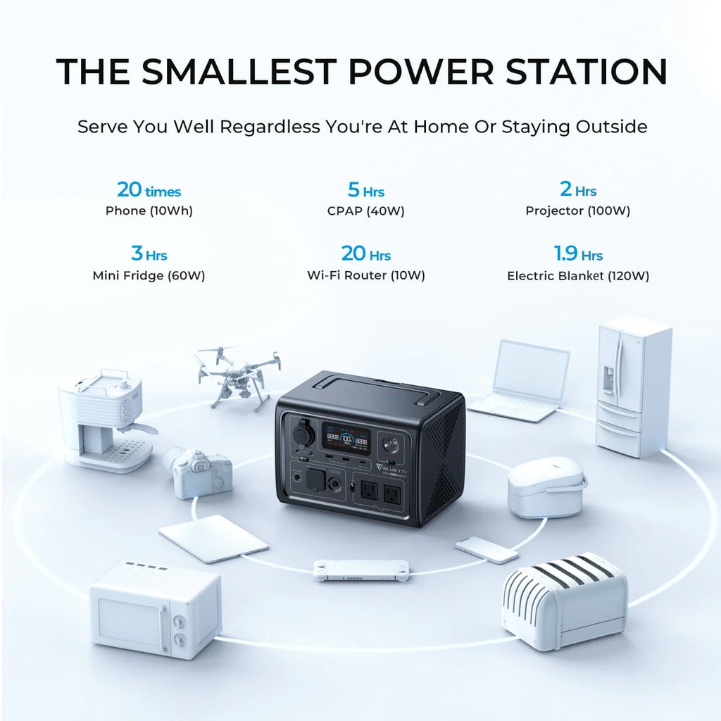 Portable 600W 268Wh LiFePO4 Power Station X6379
